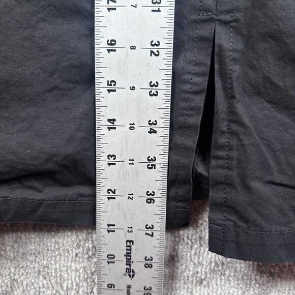 Gerard Darel Dress US 12 Womens Black Henley Sleeveless Shift Leg Slit - Picture 4 of 7